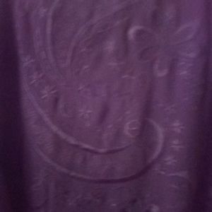 Black hip length coat embroidery